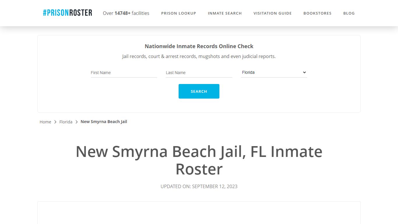 New Smyrna Beach Jail, FL Inmate Roster - Prisonroster