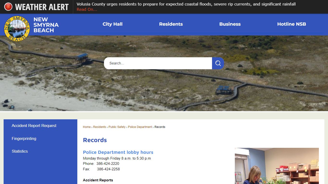 Records | New Smyrna Beach, FL - Official Website